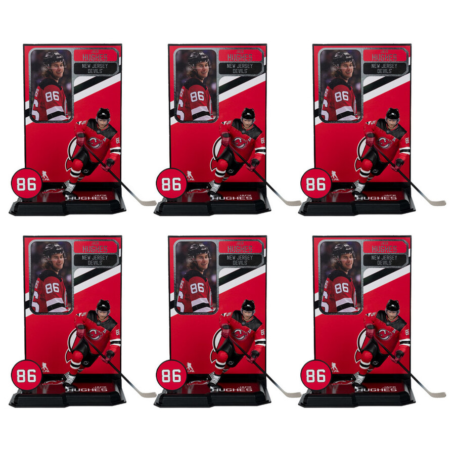 jack hughes new jersey devils nhl factory sealed case