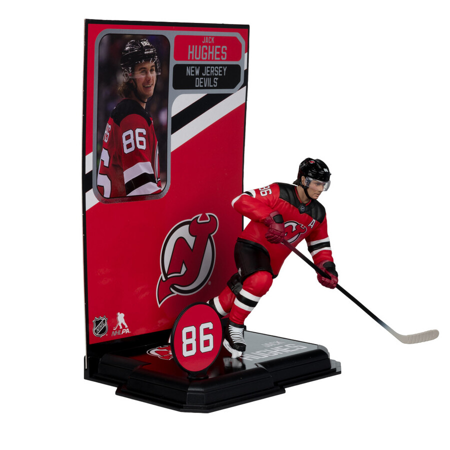 jack hughes new jersey devils nhl factory sealed case