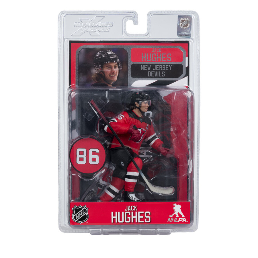 jack hughes new jersey devils nhl factory sealed case
