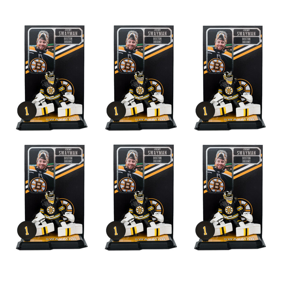 jeremy swayman boston bruins nhl factory sealed case