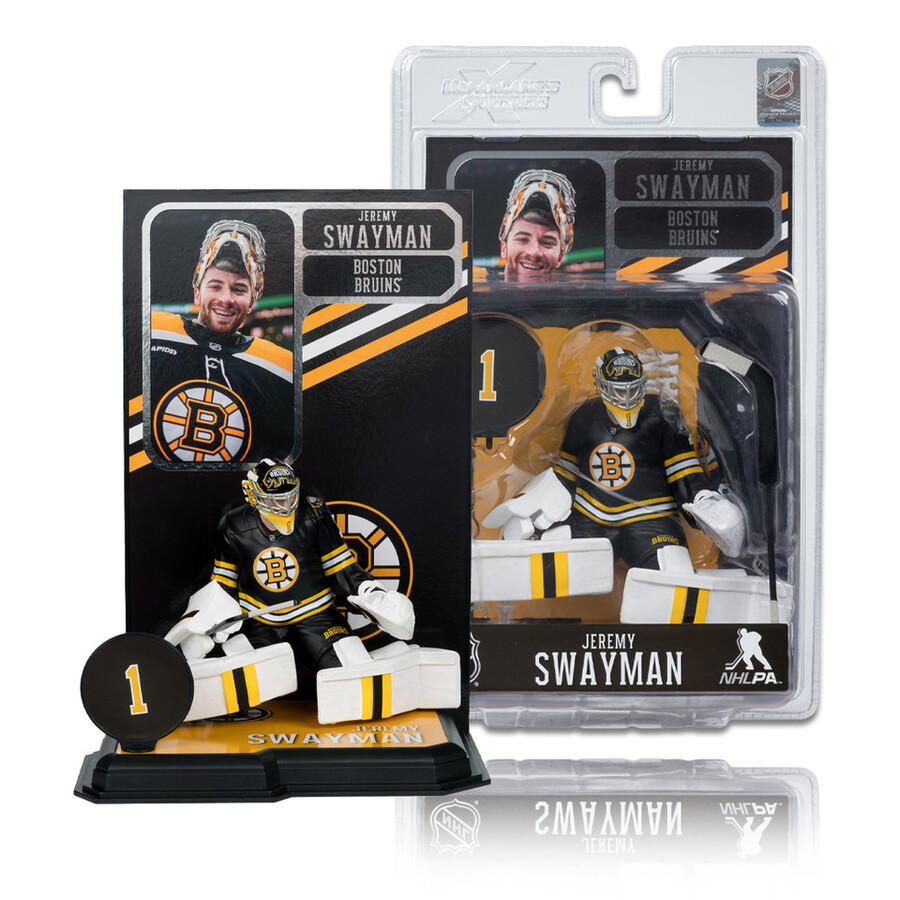 jeremy swayman boston bruins nhl factory sealed case