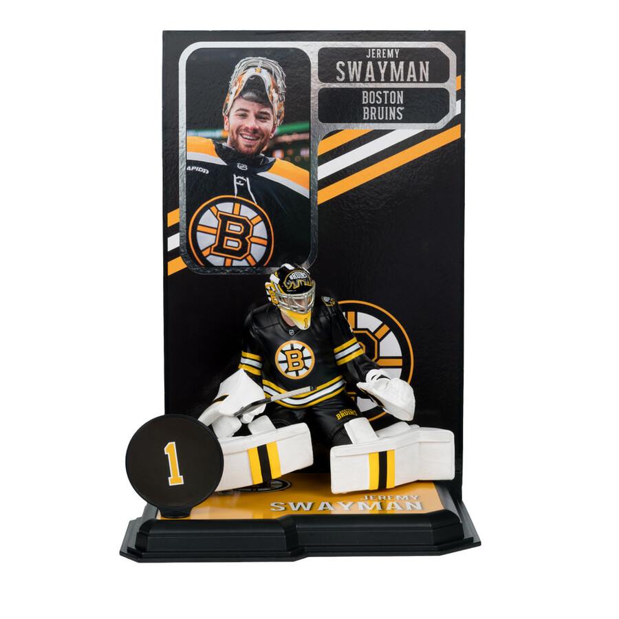 jeremy swayman boston bruins nhl factory sealed case