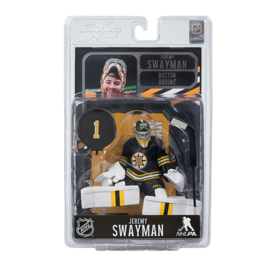 jeremy swayman boston bruins nhl factory sealed case