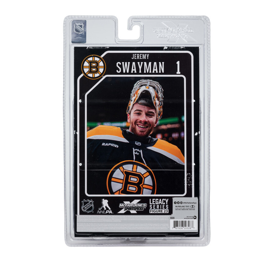 jeremy swayman boston bruins nhl factory sealed case