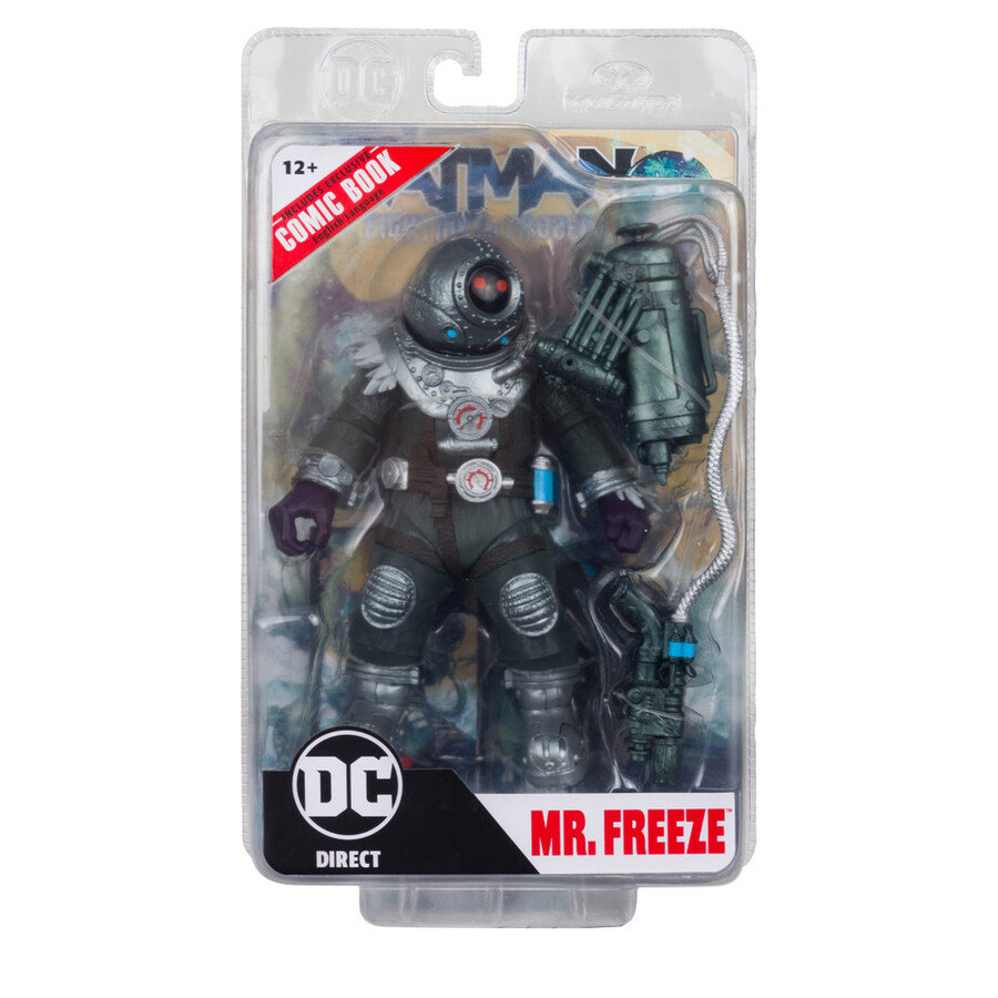 mr. freeze wbatman fighting the frozen comic dc page punchers 7 figure