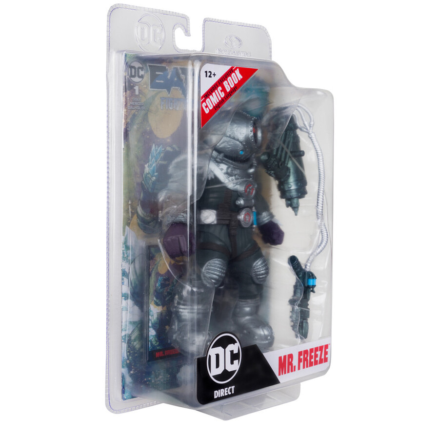 mr. freeze wbatman fighting the frozen comic dc page punchers 7 figure