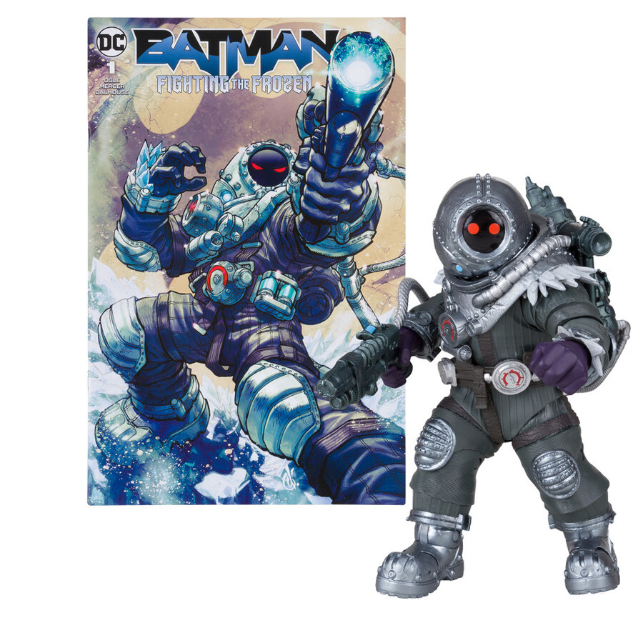 mr. freeze wbatman fighting the frozen comic dc page punchers 7 figure