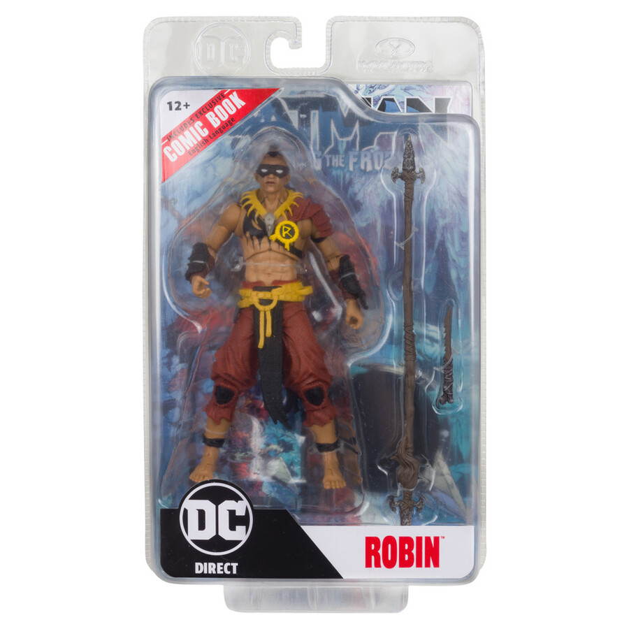robin wbatman fighting the frozen comic dc page punchers 7 figure