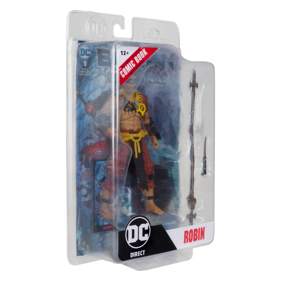 robin wbatman fighting the frozen comic dc page punchers 7 figure