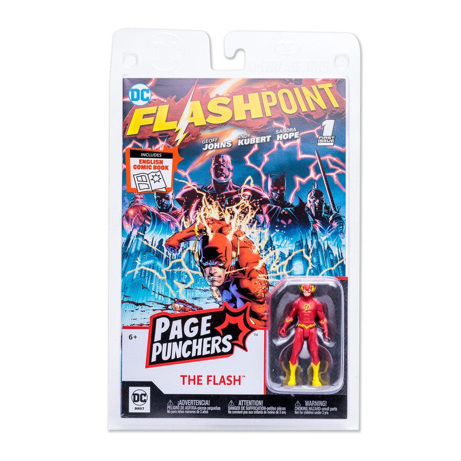 the flash wcomic dc page punchers 3 figure