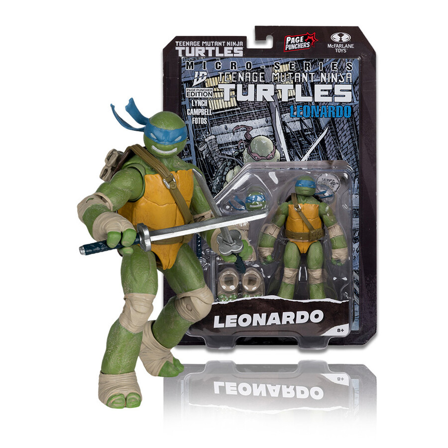 page punchers teenage mutant ninja turtles bundle 4 5 figure wcomic