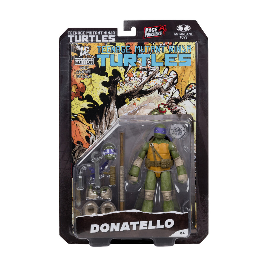 donatello page punchers teenage mutant ninja turtles 5 figure wcomic