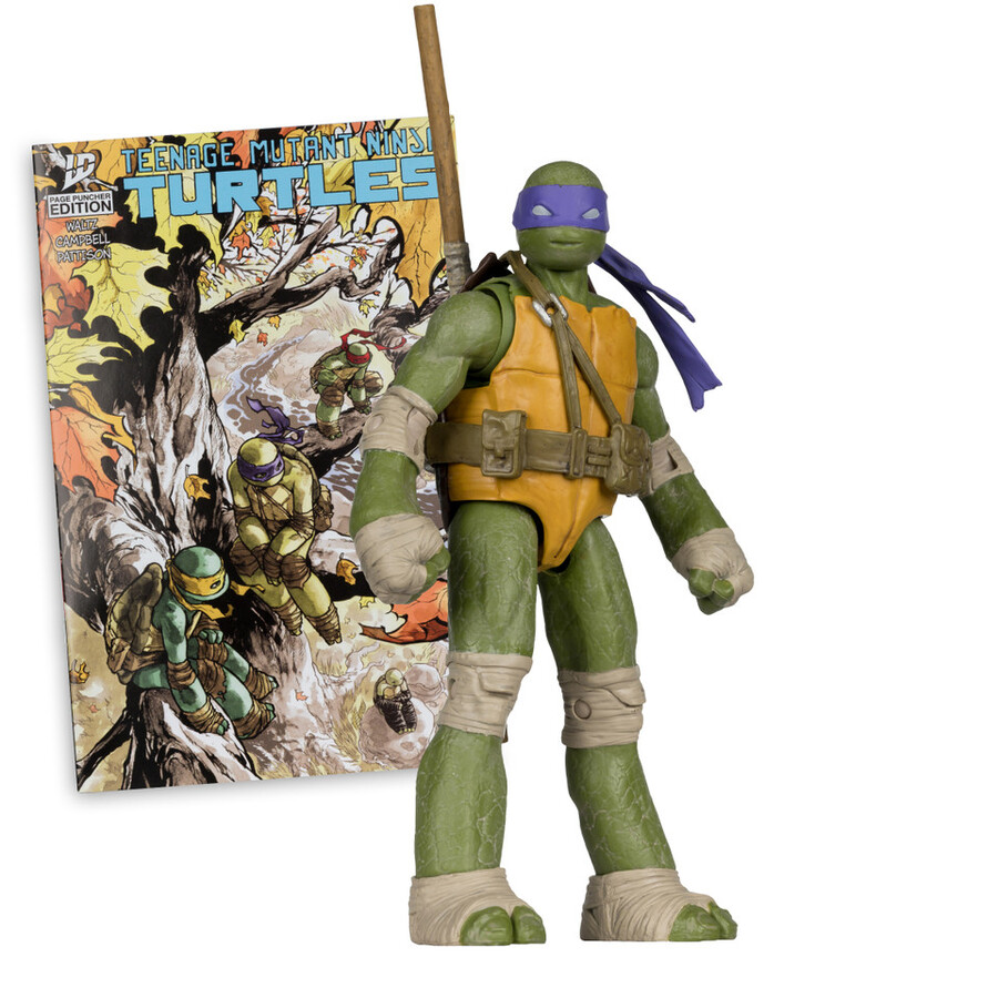 donatello page punchers teenage mutant ninja turtles 5 figure wcomic