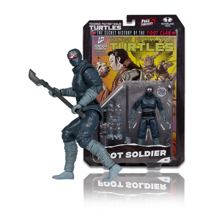 foot soldier page punchers teenage mutant ninja turtles 5 figure wcomic
