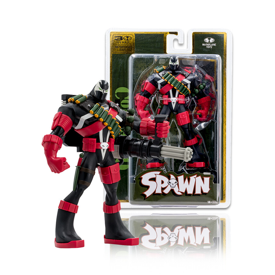 commando spawn digitally remastered 7 figure mcfarlane toys 30th anniversary