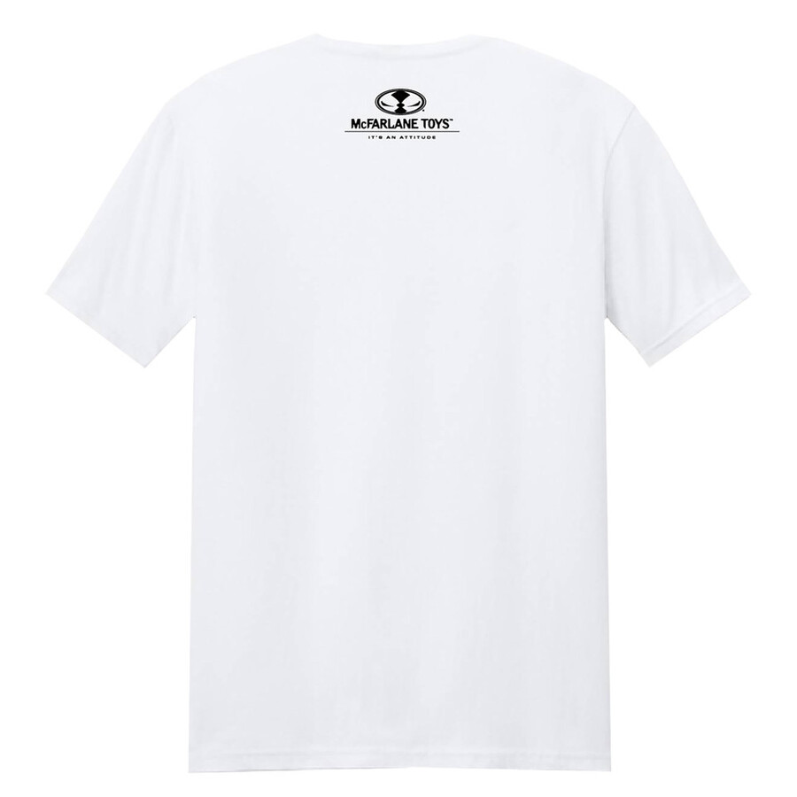 spawn comic 301 record breaking figure t-shirt white mts exclusive