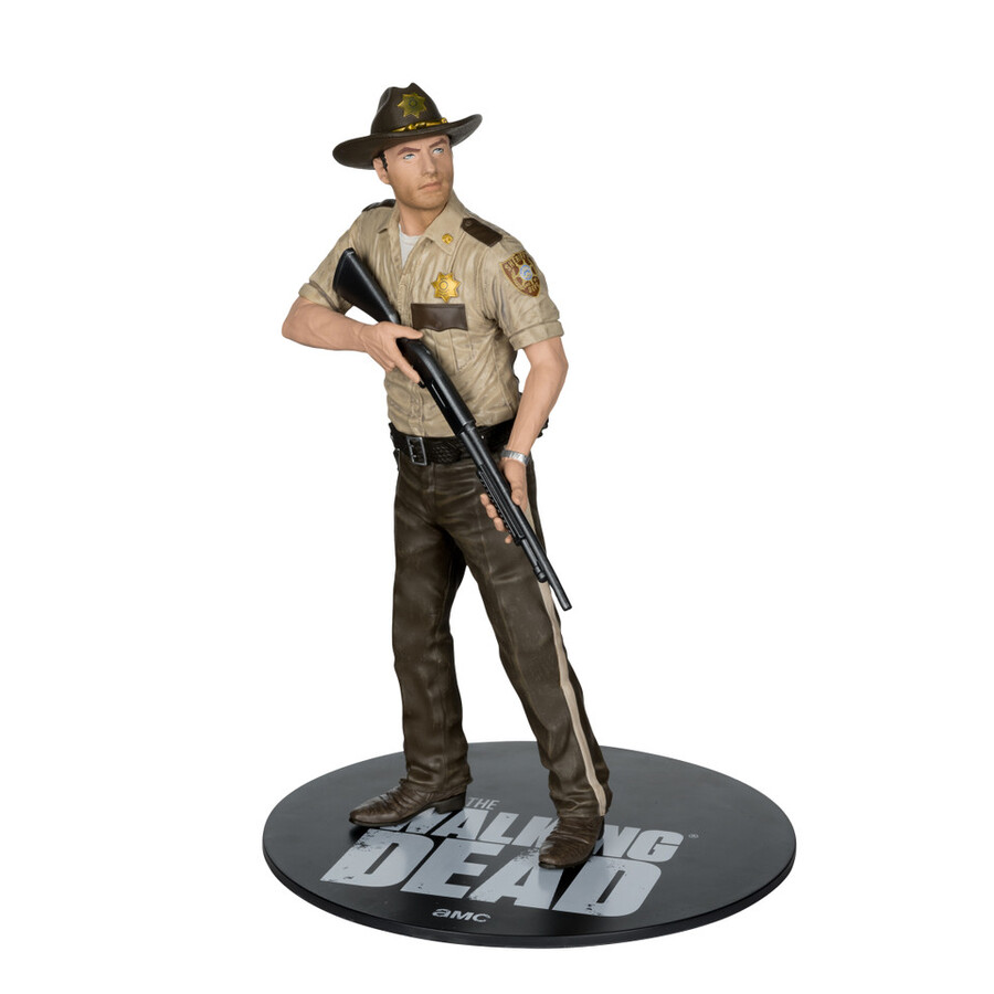 rick grimes the walking dead 10 posed figure