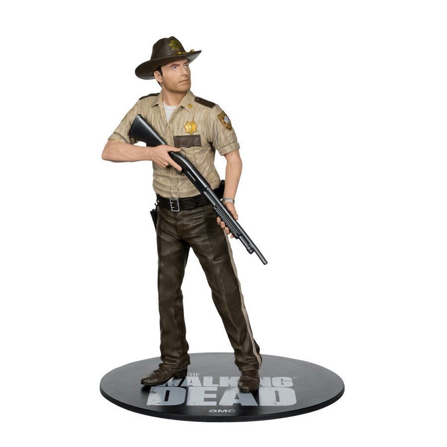 rick grimes the walking dead 10 posed figure