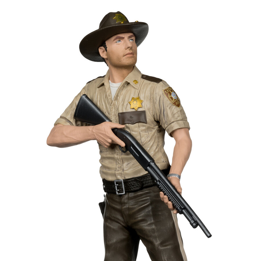rick grimes the walking dead 10 posed figure