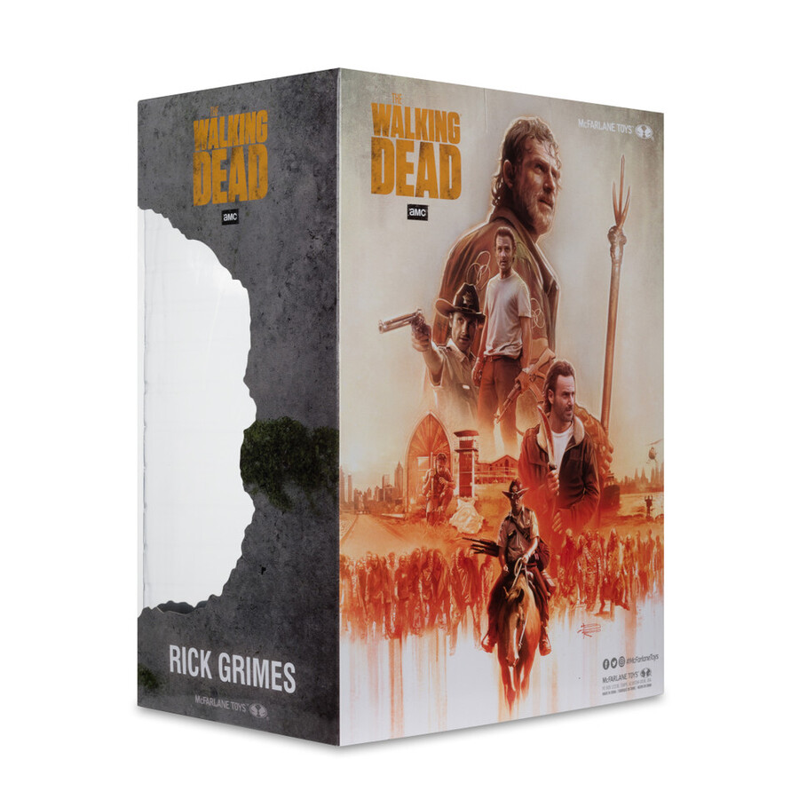 rick grimes the walking dead 10 posed figure