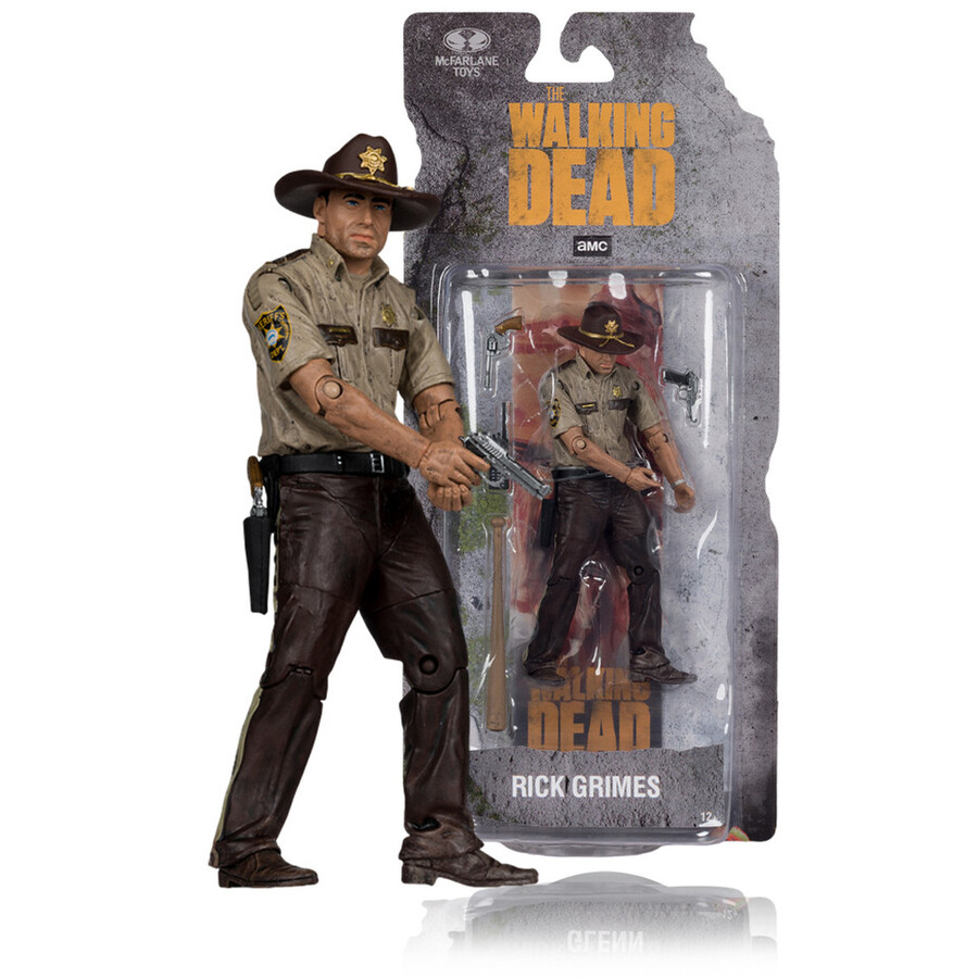 rick grimes the walking dead 5 figure