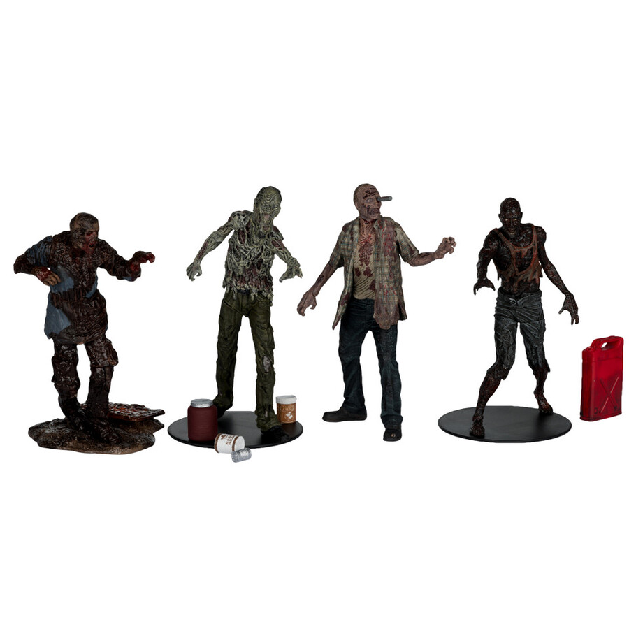 walkers the walking dead 5 4-pack figure