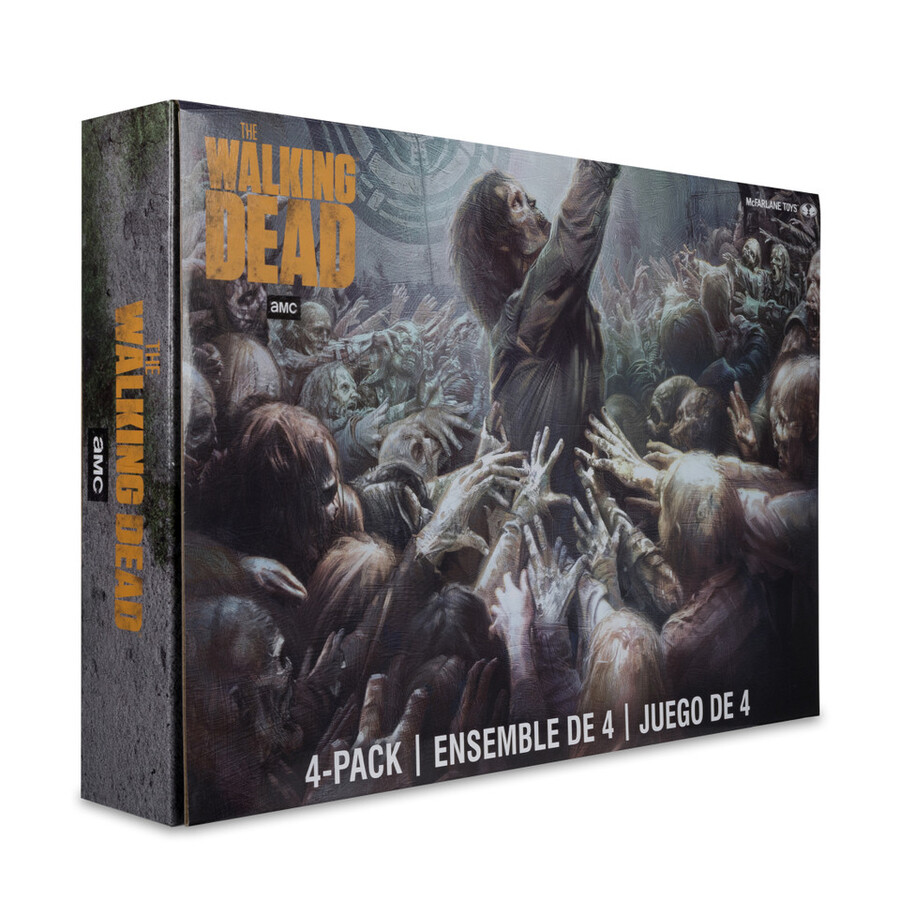 walkers the walking dead 5 4-pack figure