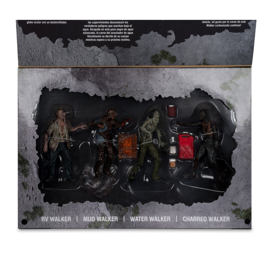 walkers the walking dead 5 4-pack figure