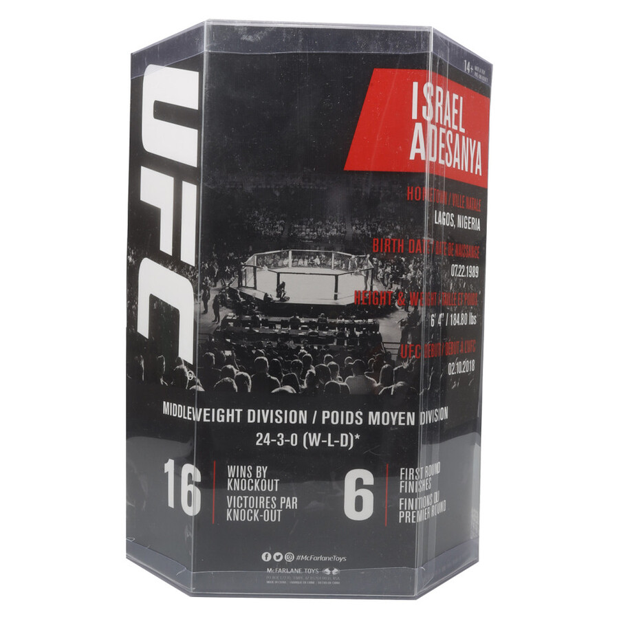 israel adesanya ufc bundle 2 regular and platinum chase 7 figures mcfarlanes sportspicks