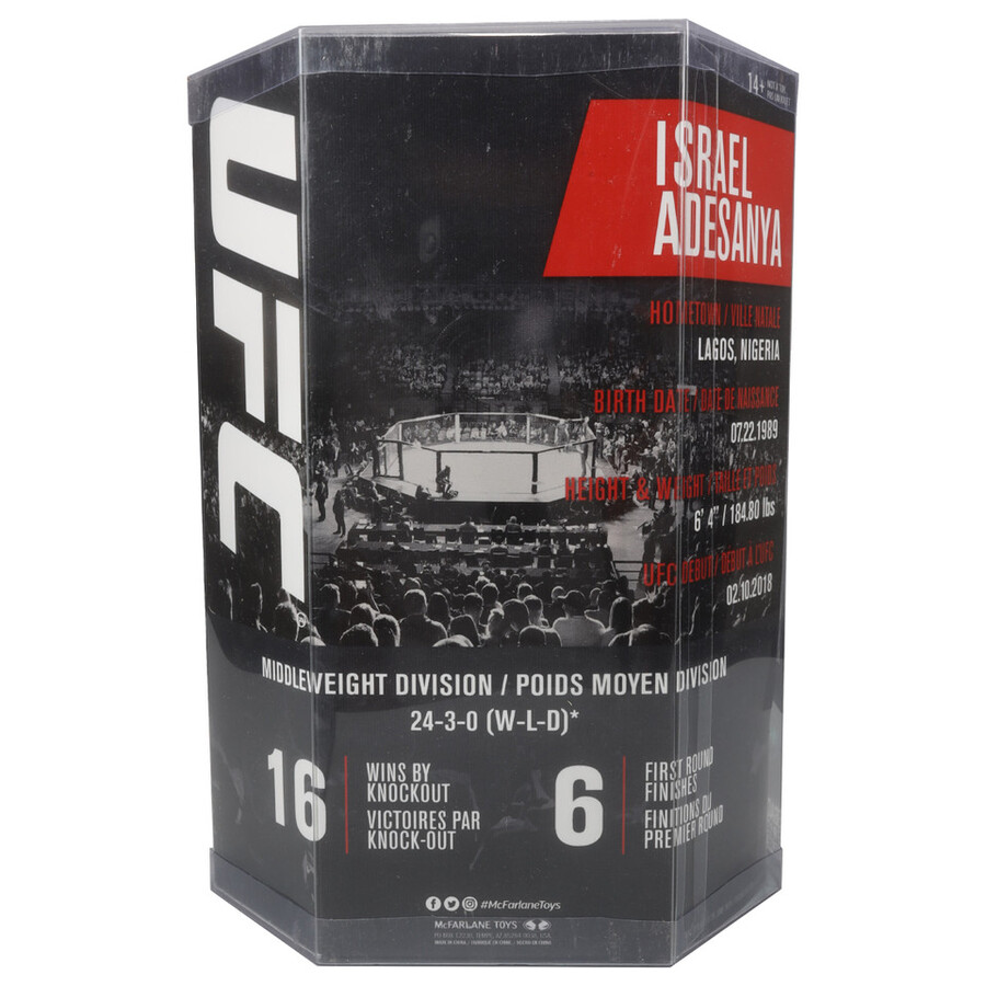 israel adesanya ufc bundle 2 regular and platinum chase 7 figures mcfarlanes sportspicks