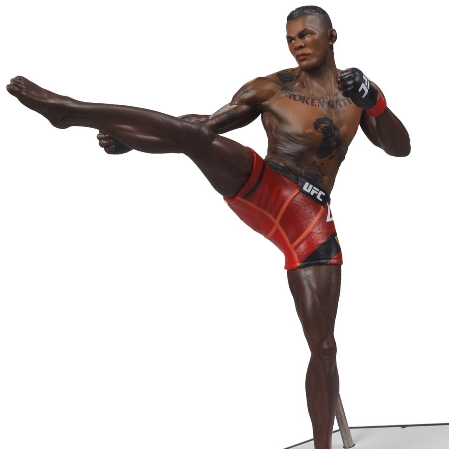 israel adesanya ufc bundle 2 regular and platinum chase 7 figures mcfarlanes sportspicks