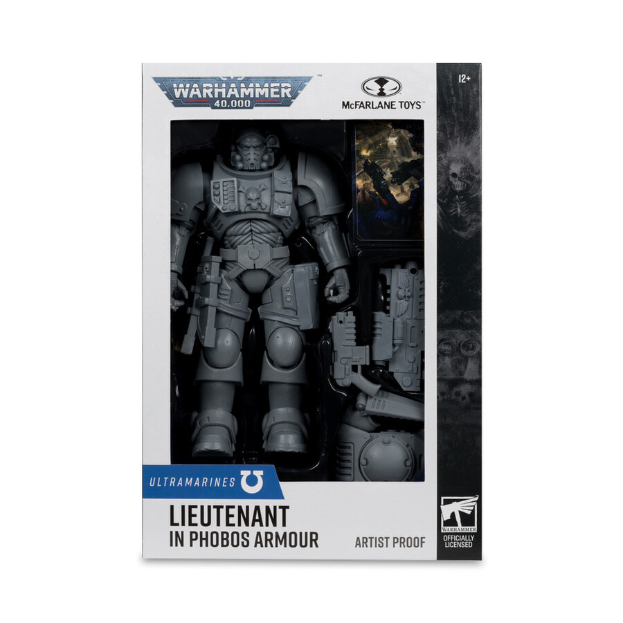 ultramarines lieutenant in phobos armor artist proof warhammer 40000 7 figure
