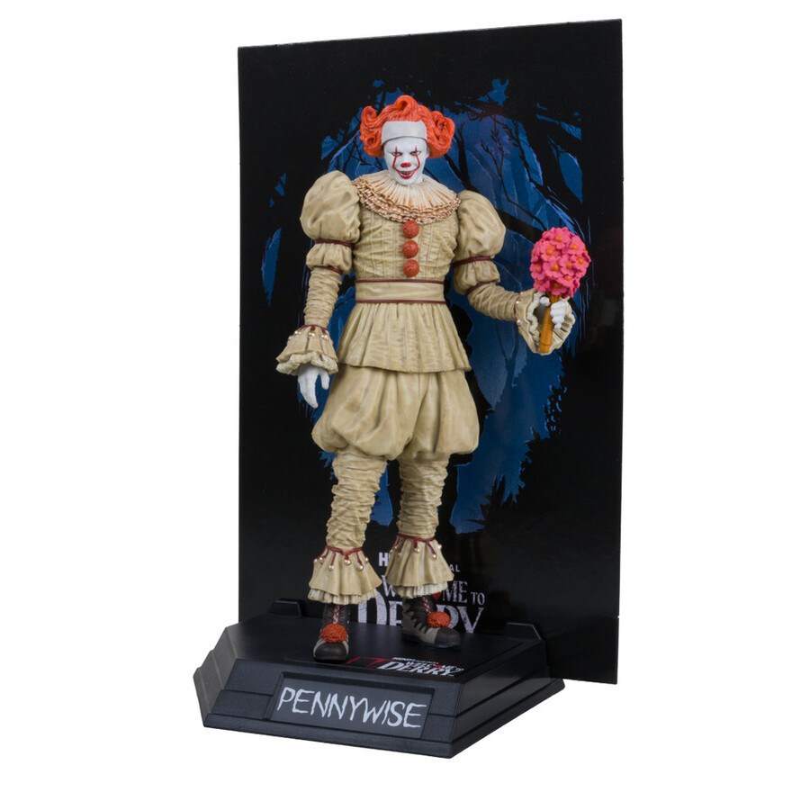 pennywise flashback welcome to derry 6 posed figure gold label