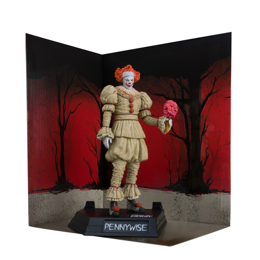 pennywise flashback welcome to derry 6 posed figure gold label