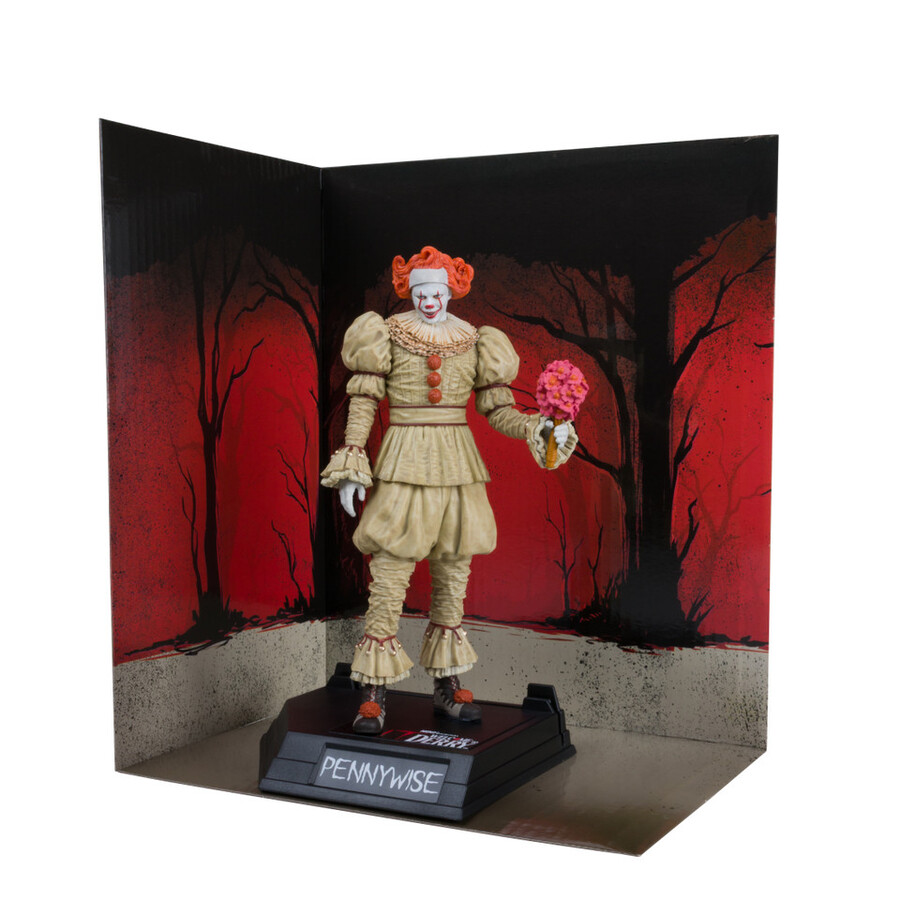 pennywise flashback welcome to derry 6 posed figure gold label