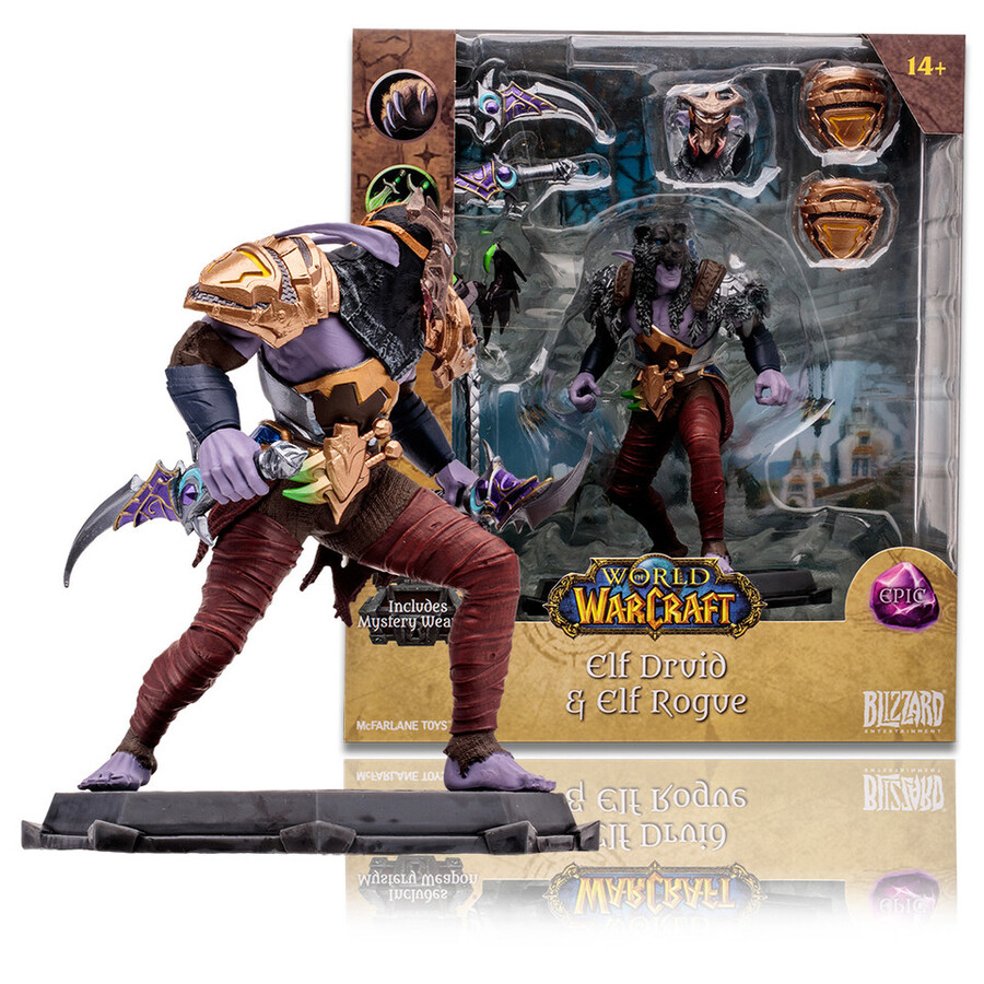 elf druidrogue epic world of warcraft 112 scale posed figure