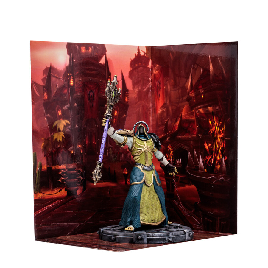 undead priestwarlock world of warcraft 112 scale posed figure